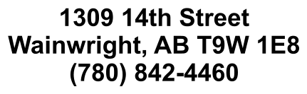 1309 14th Street Wainwright, AB T9W 1E8 (780) 842-4460